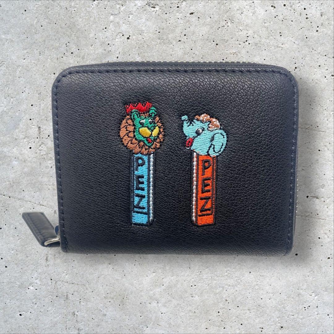 未使用 PEZ perche ear コラボジャバラ二つ折り財布 ブラック イア