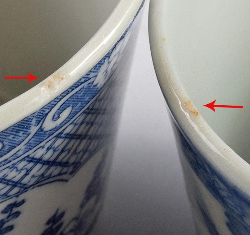 Q　古伊万里　染付　花文　酒盃　ぐい呑　43客まとめて　M　R5096C