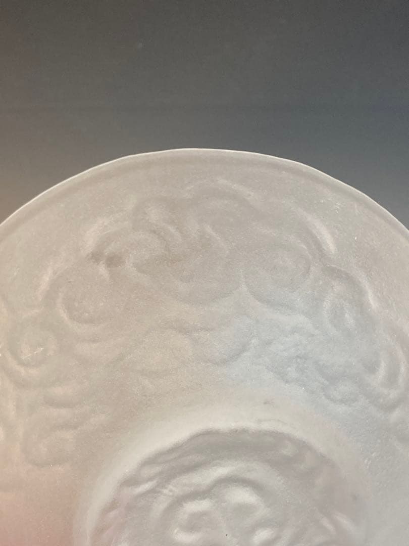 坂田甚内 作 ガラス鉢５客組 箱なし 幅15.6cm