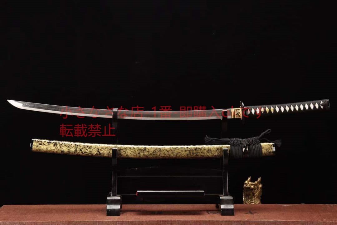 26寸百製鋼高性能研磨武士刀一九幽閻羅  古兵器 武具  日本刀 模造刀 居合刀