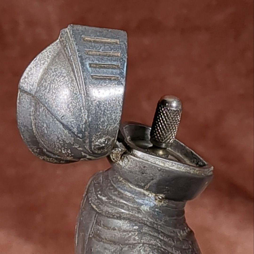 西洋騎士 スタチュー オイルマッチ（？）アンティーク雑貨