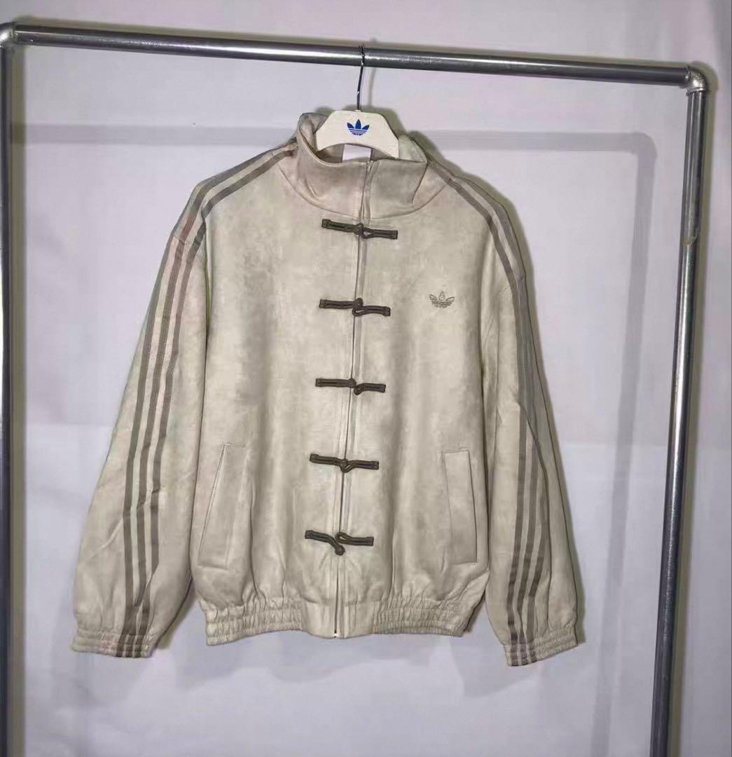 S 海外限定adidas originals スエード トラックジャケット