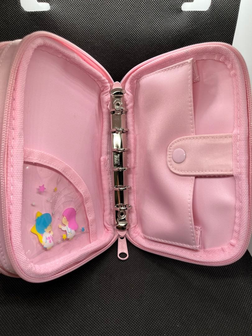 【新品未使用】キキララ リトルツインスターズ　システムバインダー　6穴　レトロ