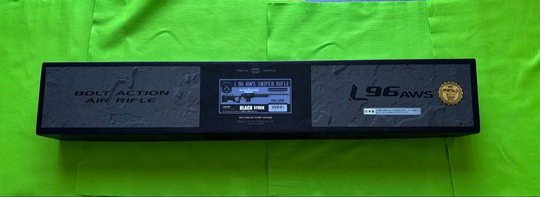 （赤色）東京マルイ エアガン L96 AWS ブラック