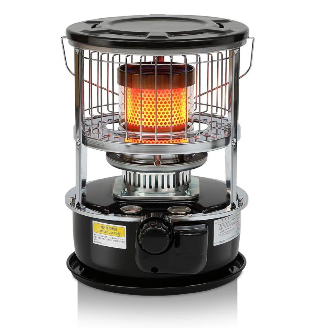 PASCO 石油ストーブ　JKH-1S. 対流式　収納バッグ付き　ブラック