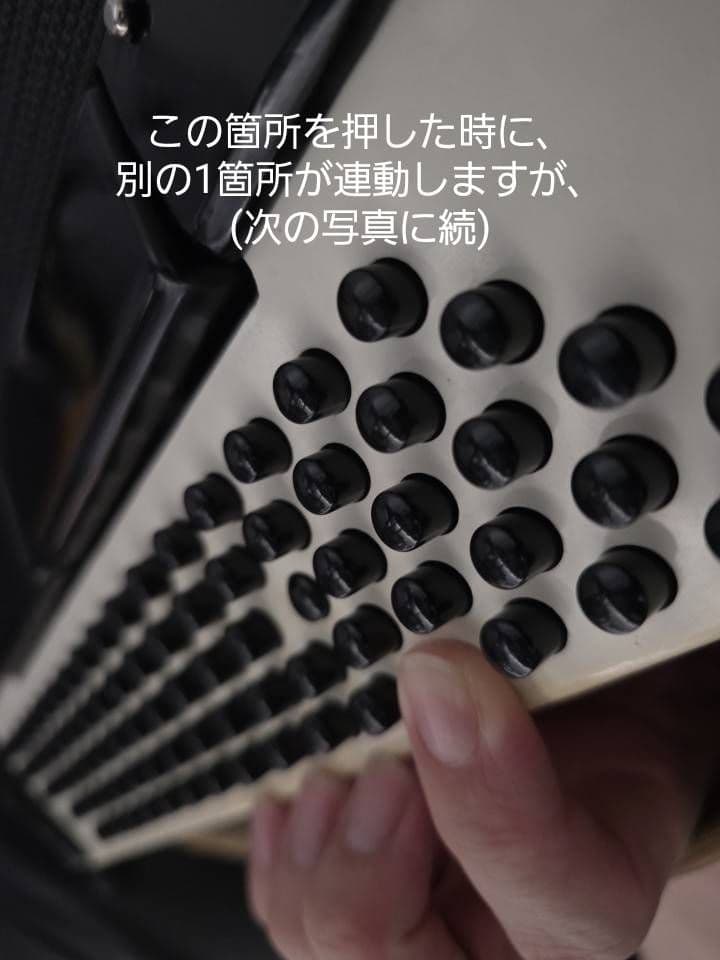 YAMAHA ヤマハ最高級モデル　ヴィンテージ　アコーディオン　３４鍵８０ベース
