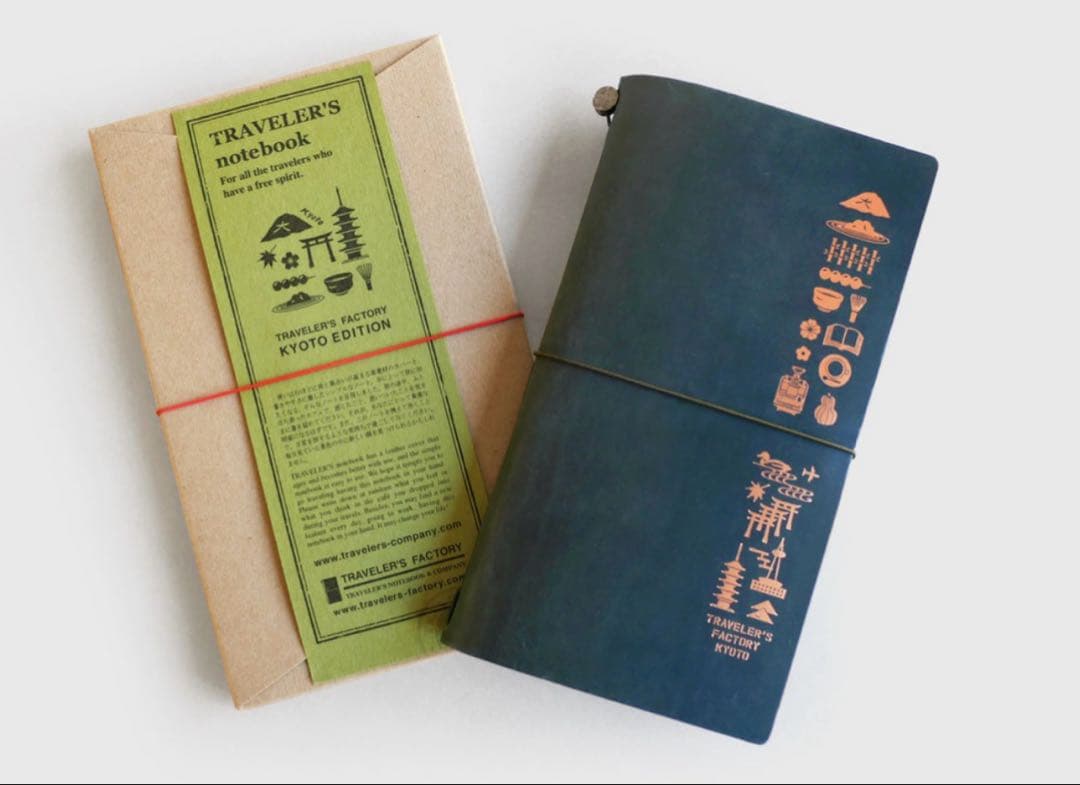 【京都限定】トラベラーズファクトリー　京都エディション　ノート　タグ　新品