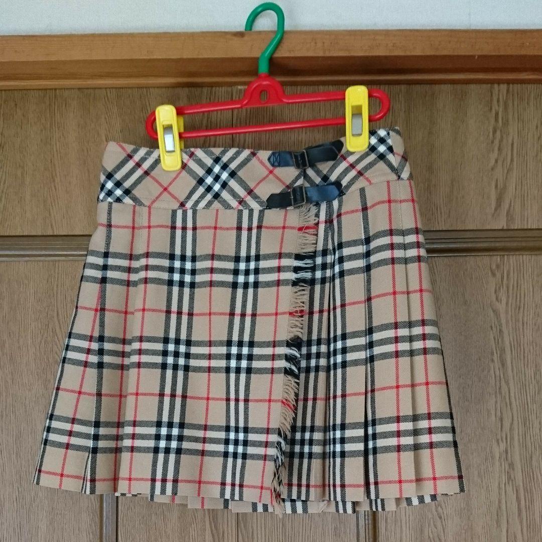 BURBERRY　BLUE LABEL ミニ巻きスカート　 サイズ36