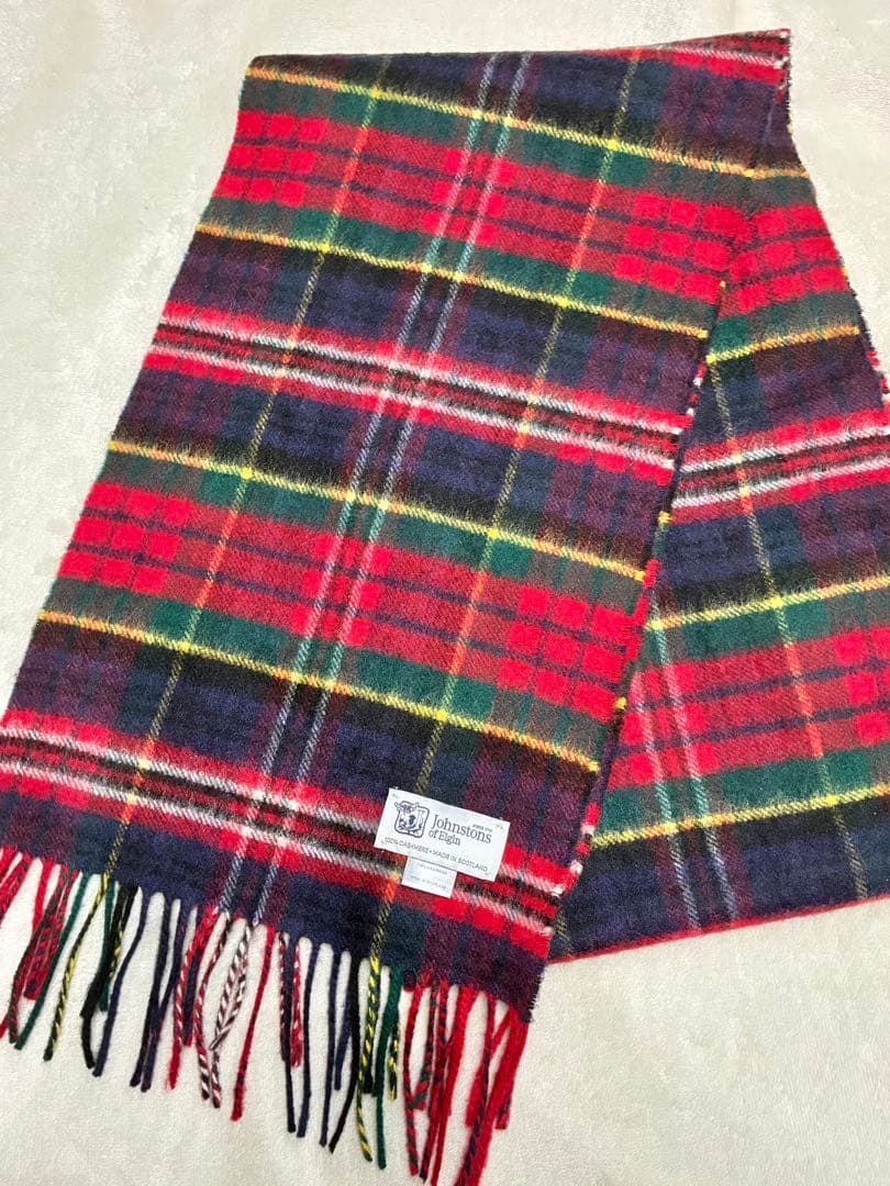 JOHNSTONS OF ELGIN★カシミヤマフラー★ジョンストンズ