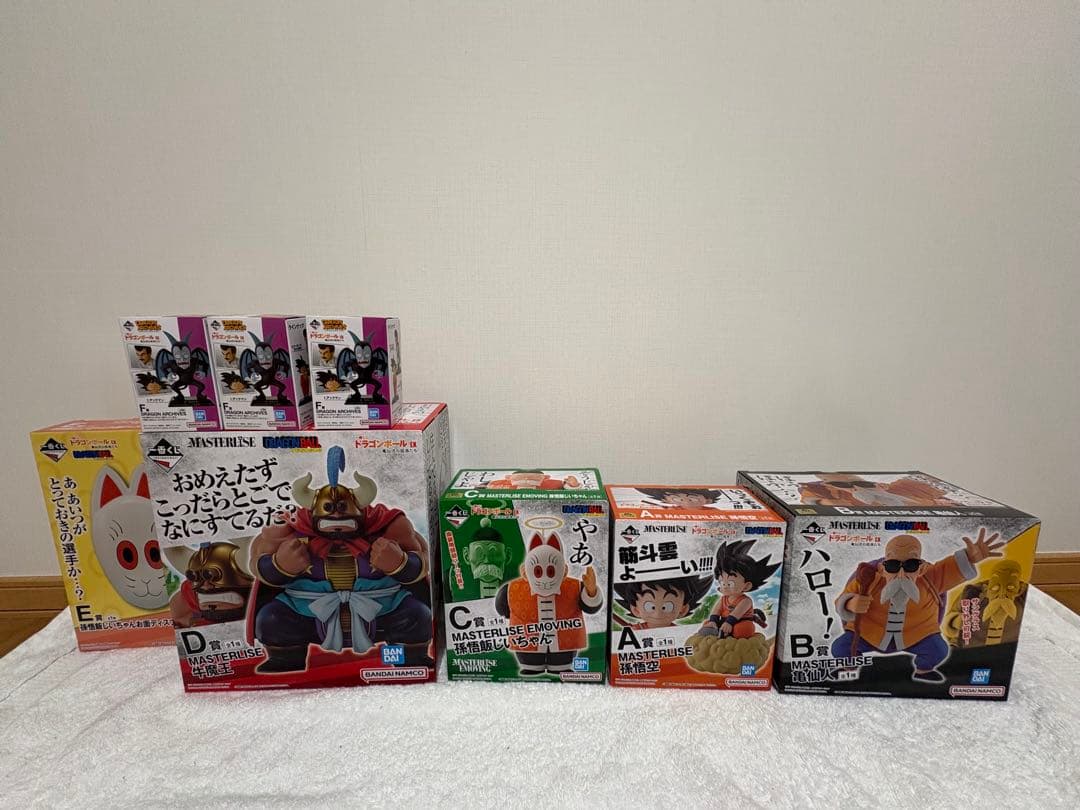 一番くじ　ドラゴンボールEX 亀仙流の猛者たち　フィギュア　セット