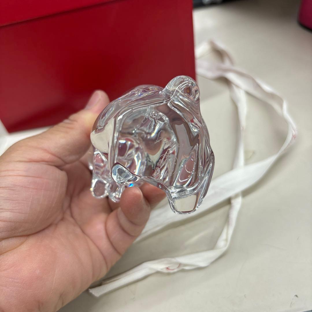 【沖縄、北海道以外の方】バカラ　ウサギ　置物