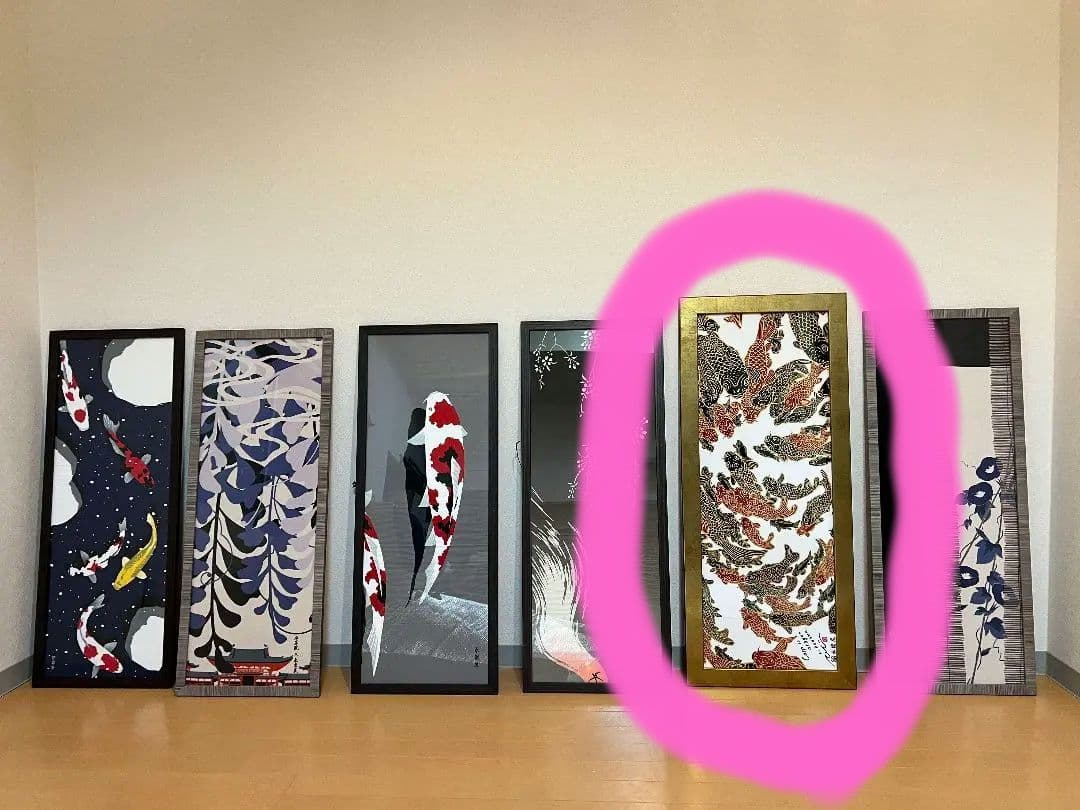 【日本製】黄金の手ぬぐい額縁（ゴールド）UVカットアクリル板仕様【岐阜の木工屋】