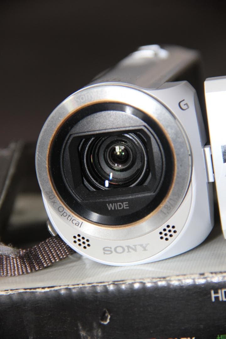 SONY HDR-CX390 ホワイト　ビデオカメラ　ソニー