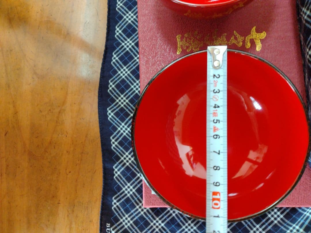 津軽七々子塗り　夫婦汁椀２個セット