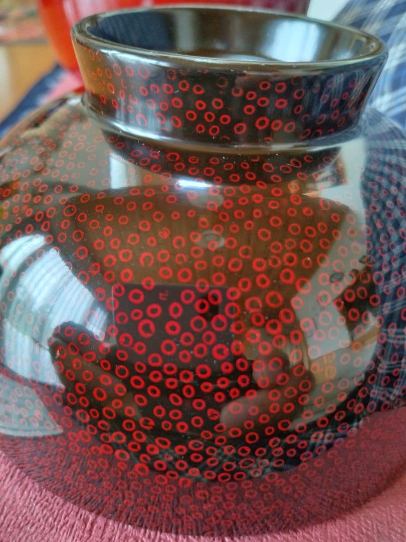 津軽七々子塗り　夫婦汁椀２個セット