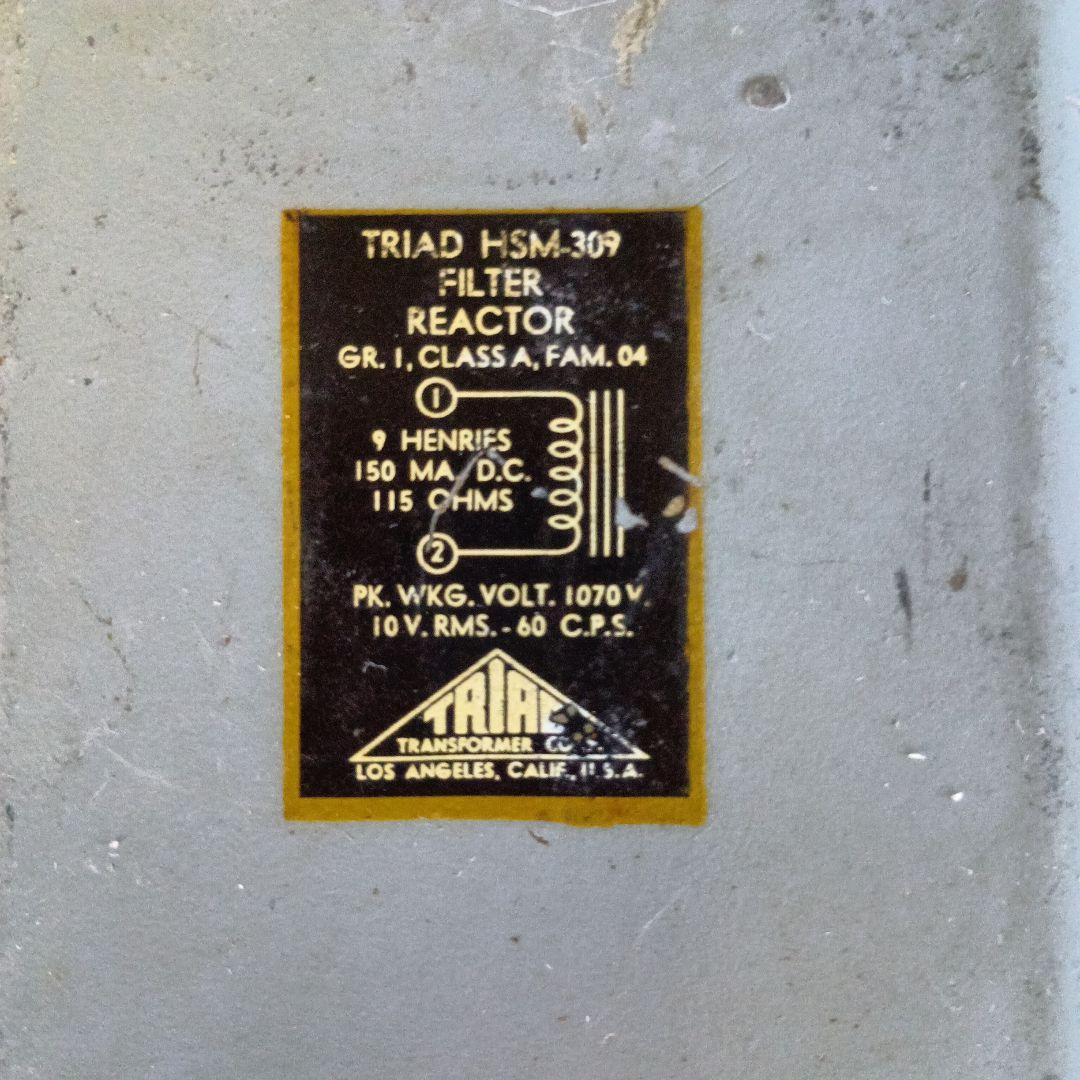 WE300Bに適したTRIAD チョークトランス２個