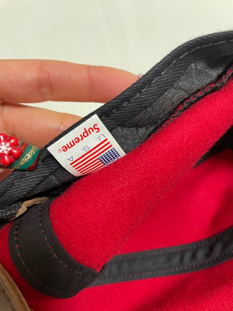 supreme wool camp cap red 赤　キャップ