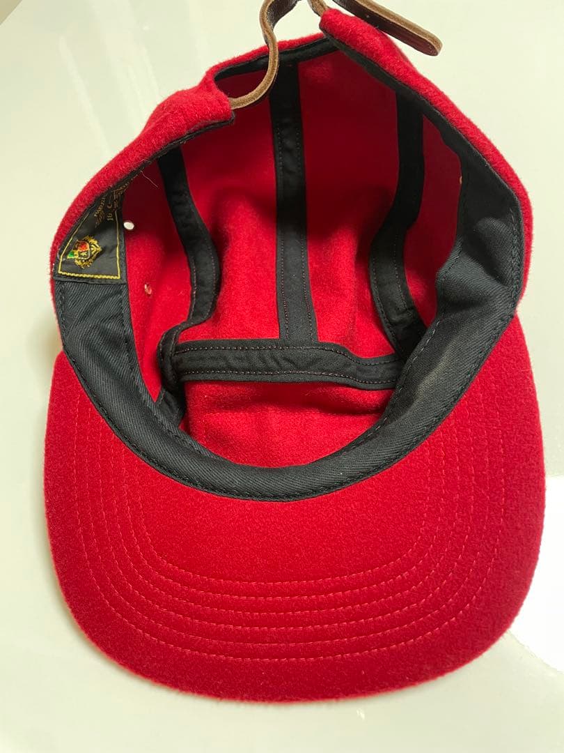 supreme wool camp cap red 赤　キャップ