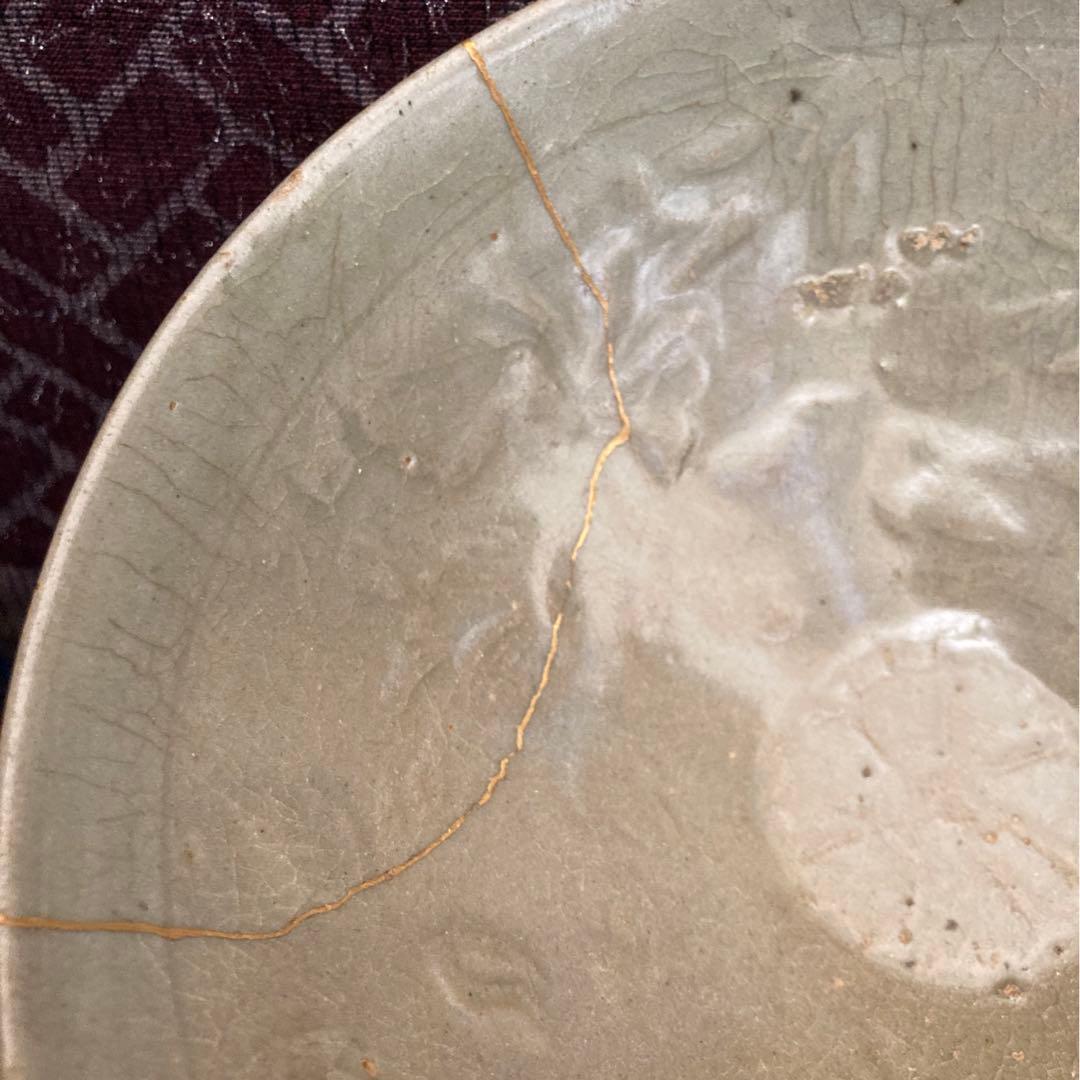 高麗青磁　高麗青磁碗　金直し