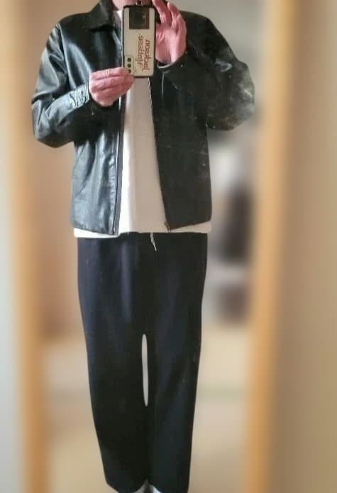 オールドギャップ　レザージャケット　ブラック　S