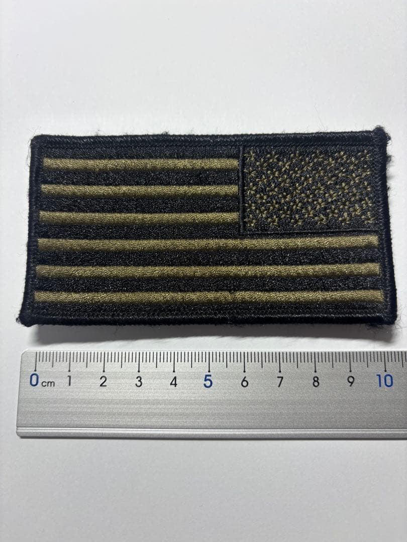 【米軍 レア 正規品】アメリカ国旗 フラッグ パッチセット