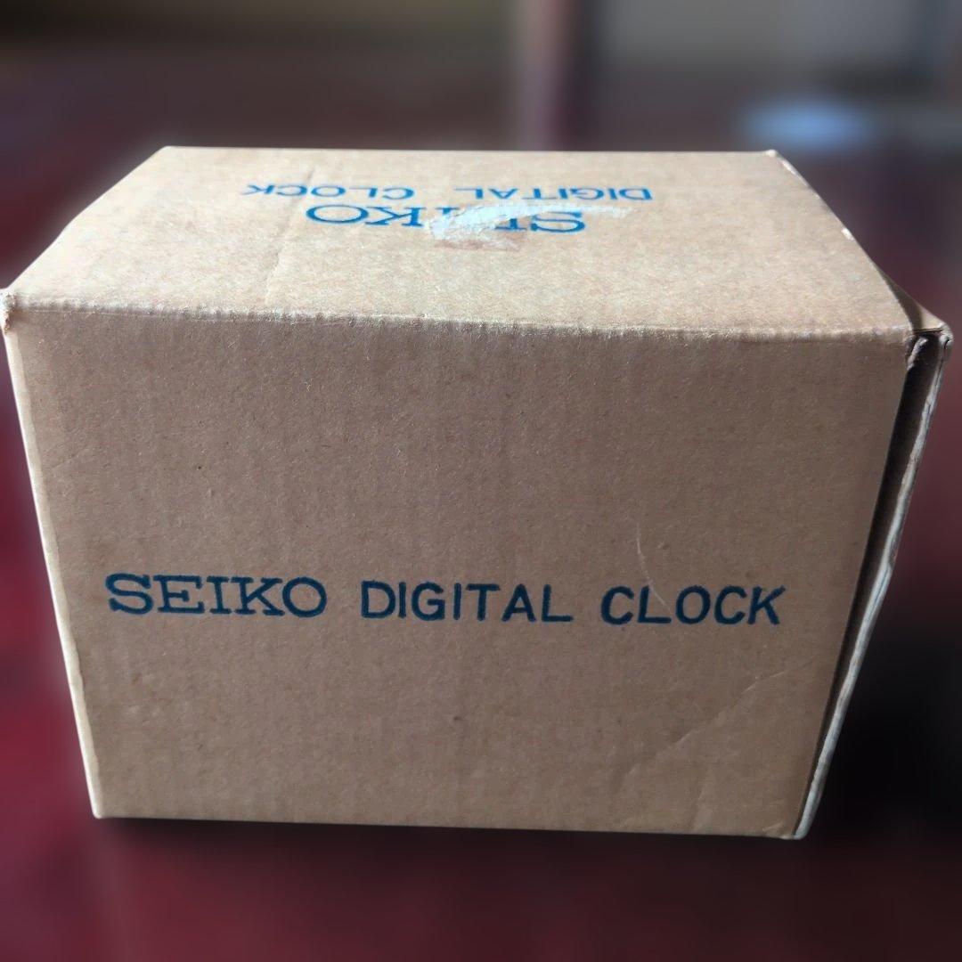 新品未使用 SEIKO 赤 置時計 昭和レトロ パタパタ時計