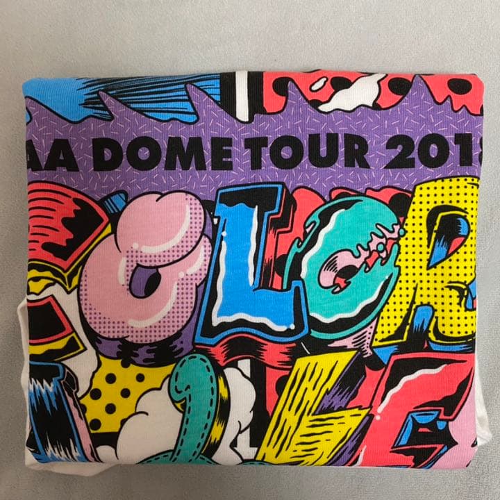 AAA直筆サイン入りツアーTシャツ