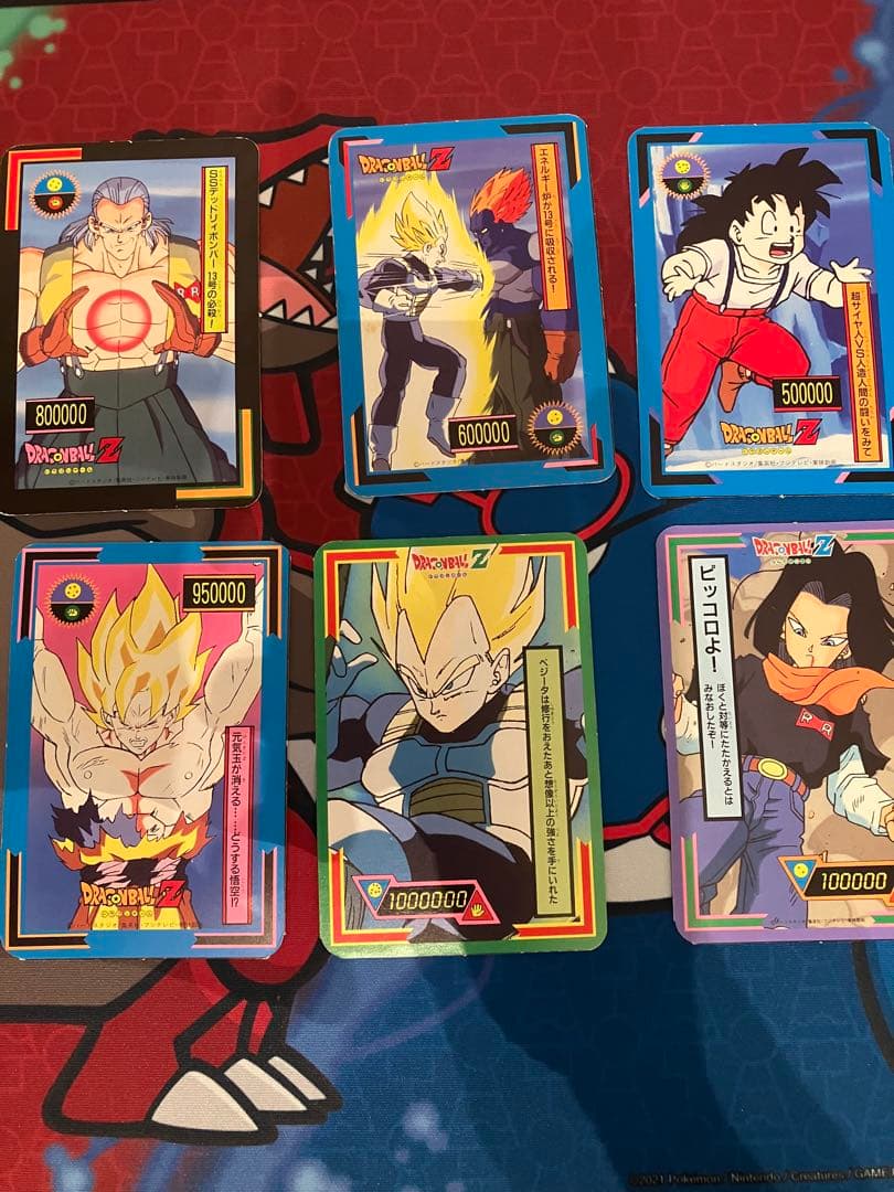 超希少　ドラゴンボール ジャンボ　カードダス 山勝 両面プロマイド6枚　プリズム