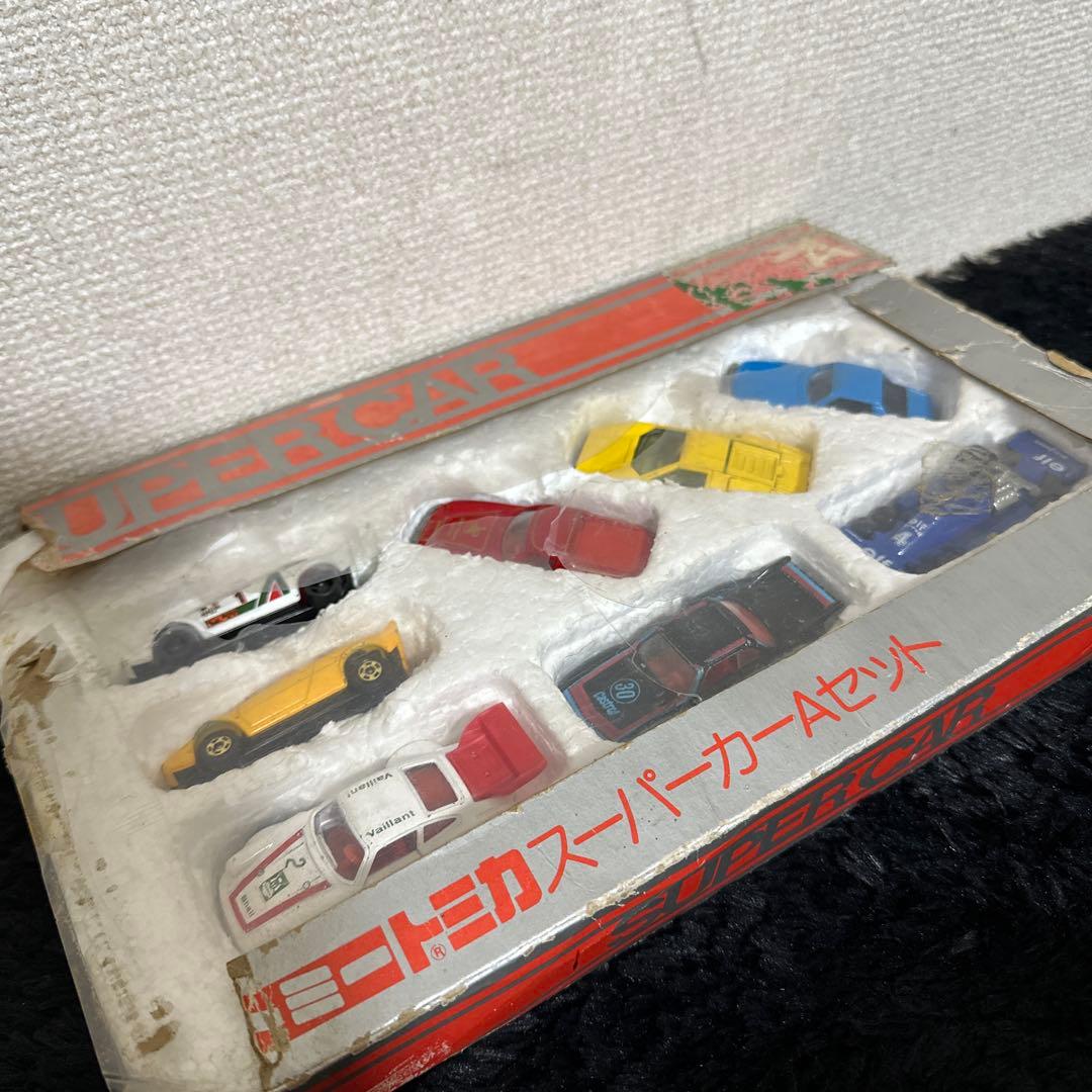 激レア レトロ トミカ スーパーカー Aセット 当時もの ビンテージ ミニカー