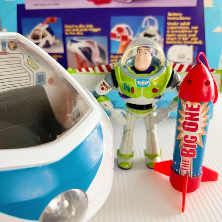 【USED】トイストーリー バズ エクスプローラー 宇宙船 フィギュア付！