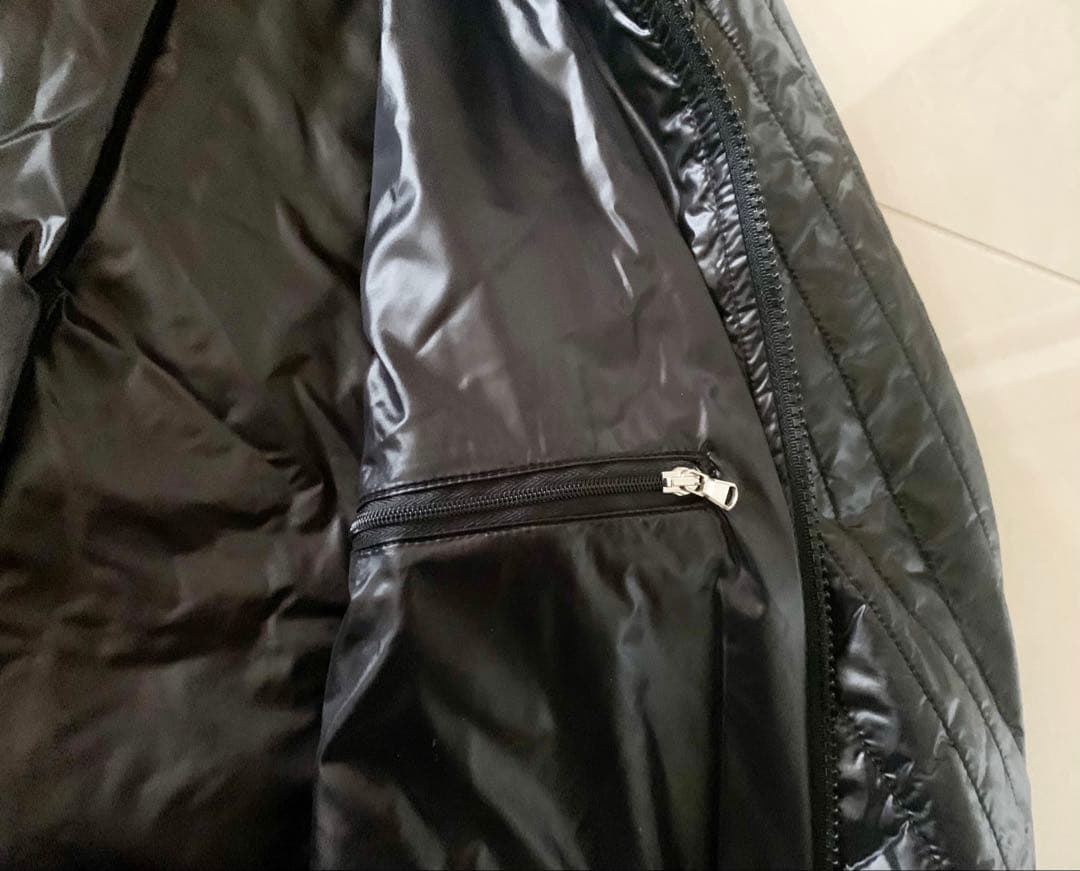 DOLCE&GABBANA ブルゾン シルバーロゴ 光沢　リブニット