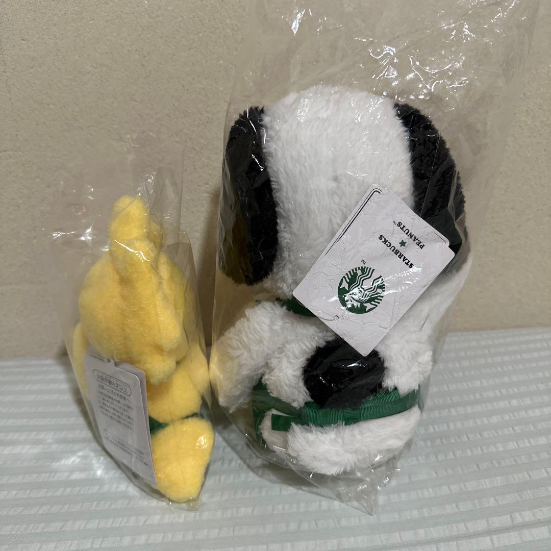 新品未使用［バラ売り不可］スターバックス スヌーピー ウッドストック ぬいぐるみ