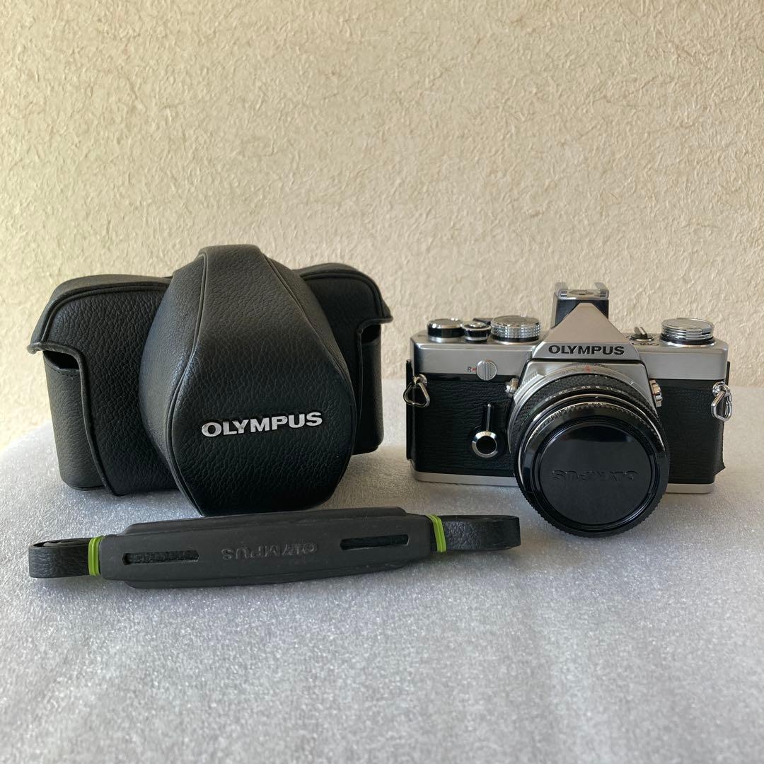 OLYMPUS OM-1 一眼レフカメラ 50mmレンズ カメラケース付き