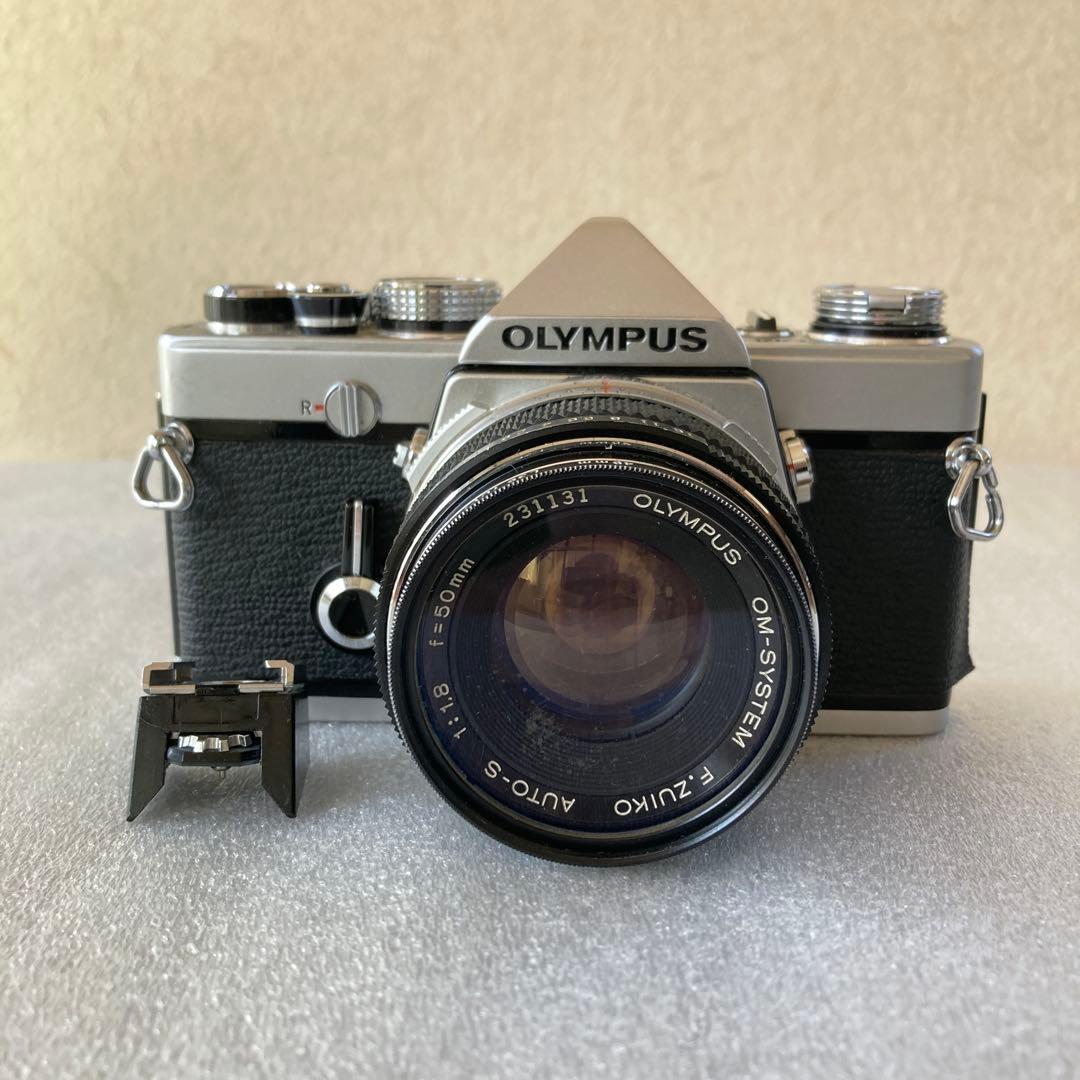OLYMPUS OM-1 一眼レフカメラ 50mmレンズ カメラケース付き