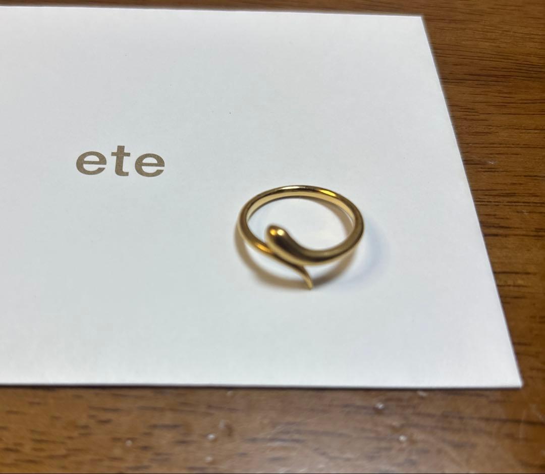 ete ハッピーカムカム　スネークリング エテ　 指輪　11号　蛇　開運　縁起