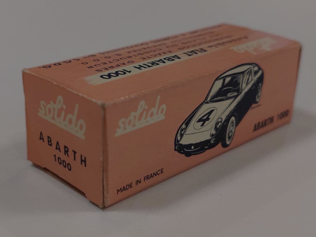 ミニカー SOLIDO ABARTH 1000
