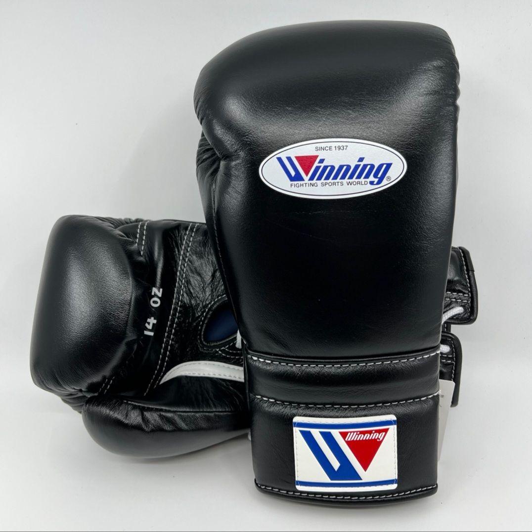 Winning グローブ 14オンス ブラック ひも式