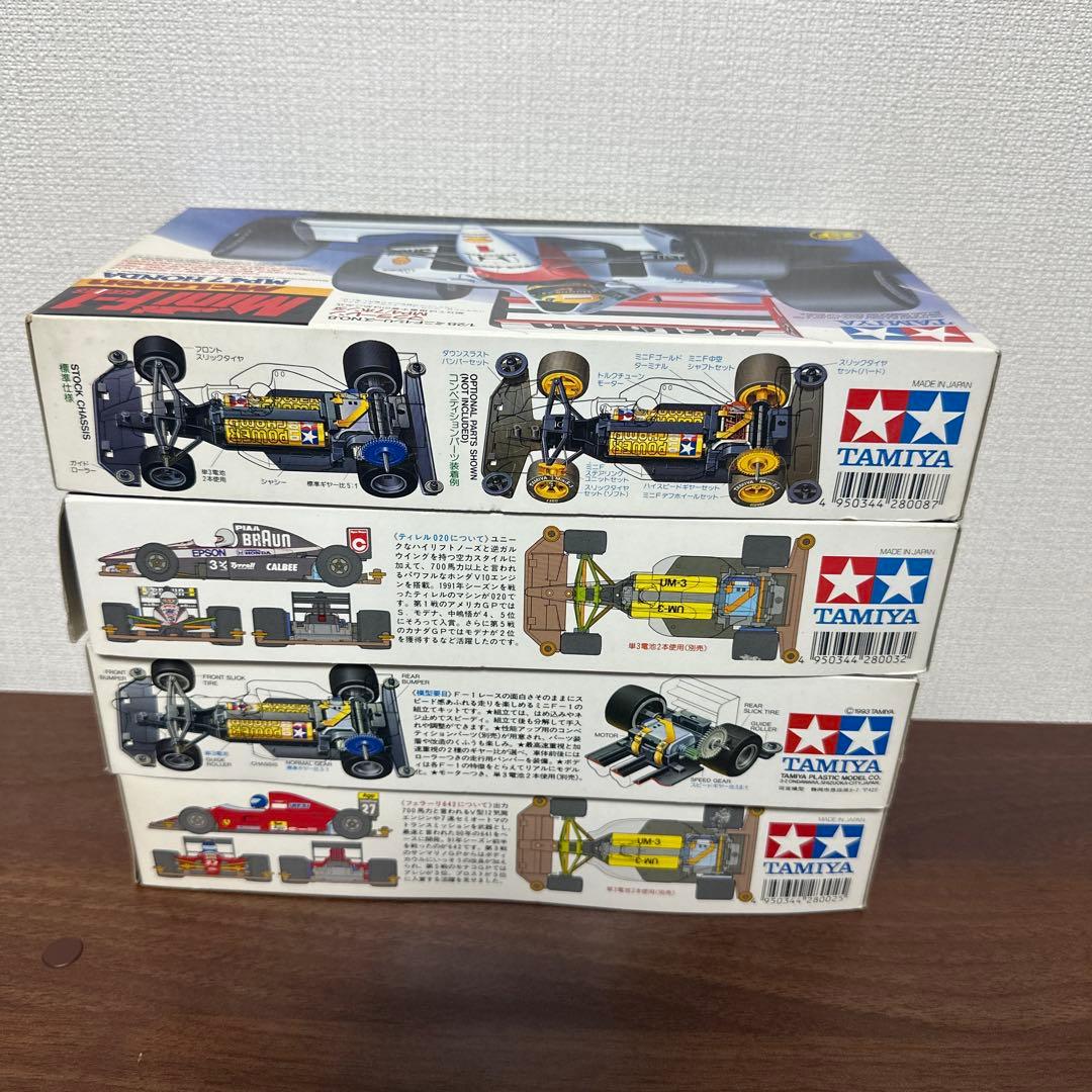 ★★Tamiya miniF1モデルセット 4台
