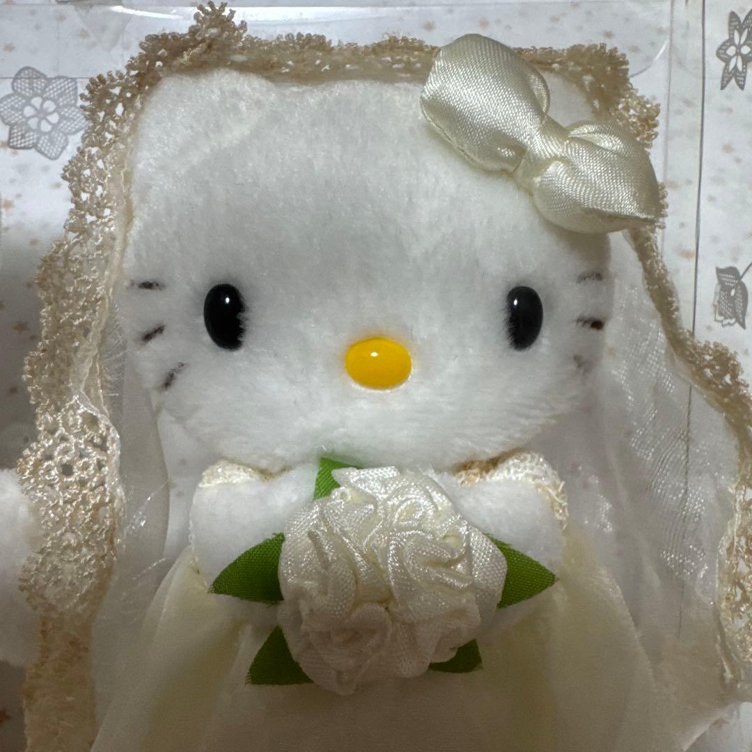 【希少】ハローキティ&ダニエル　電報　ぬいぐるみ　結婚式　新郎新婦