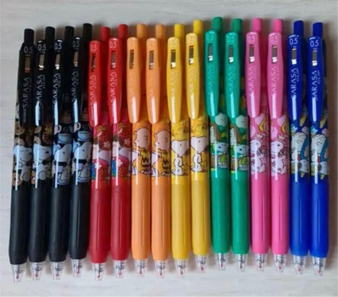 サラサクリップ　SARASA 【限定】香り付き　スヌーピー　ボールペンセット