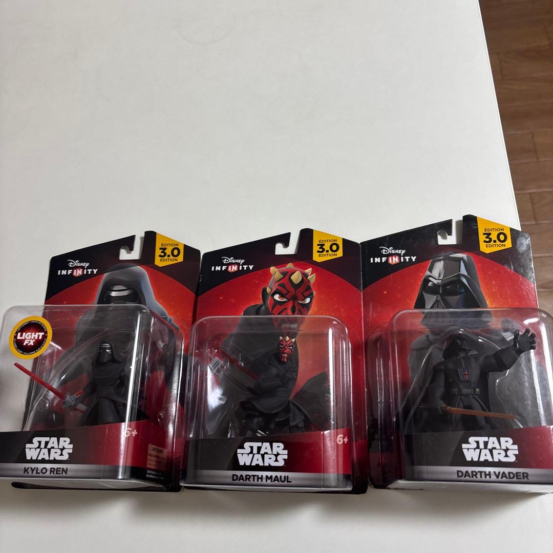 Disney infinity 3.0 スターウォーズフィギュア　3体