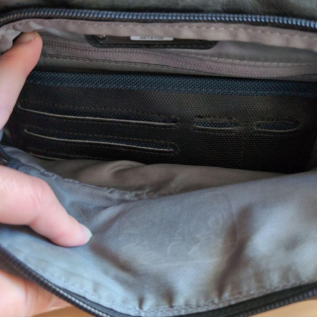 TUMI エクスパンダブルオーガナイザーラップトップブリーフ　オールレザー黒