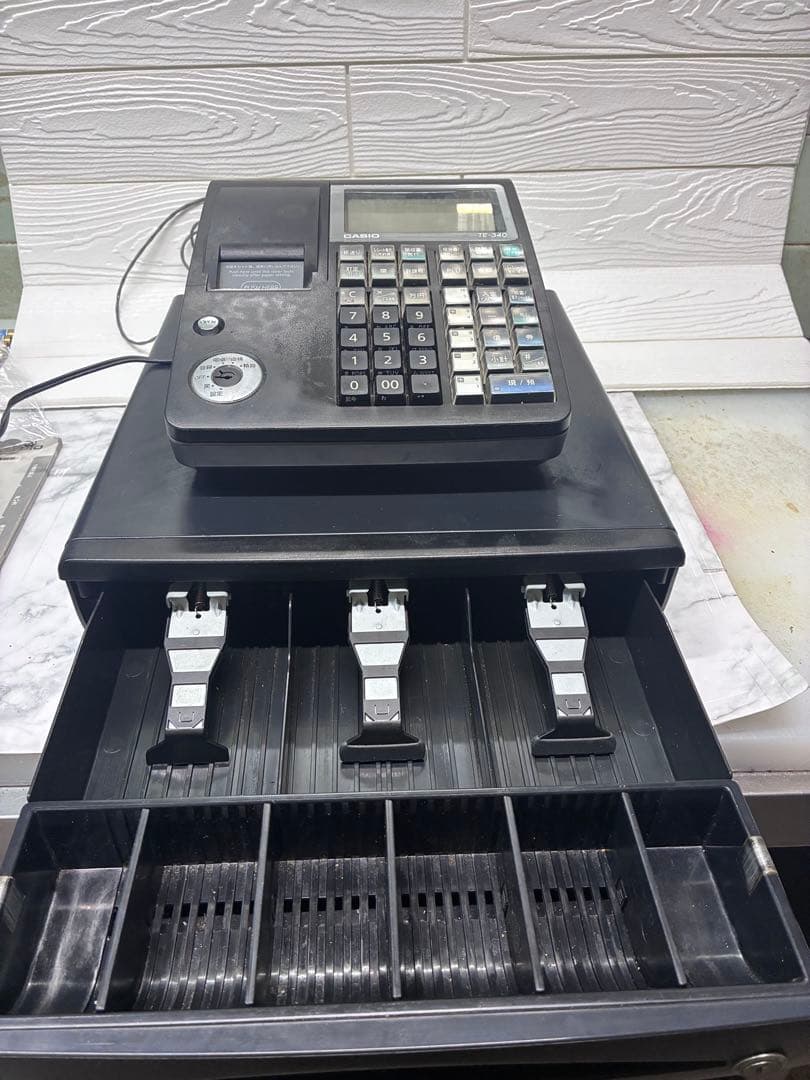CASIO レジスター TE-340/ NL-300 動作確認済　取扱説明書付