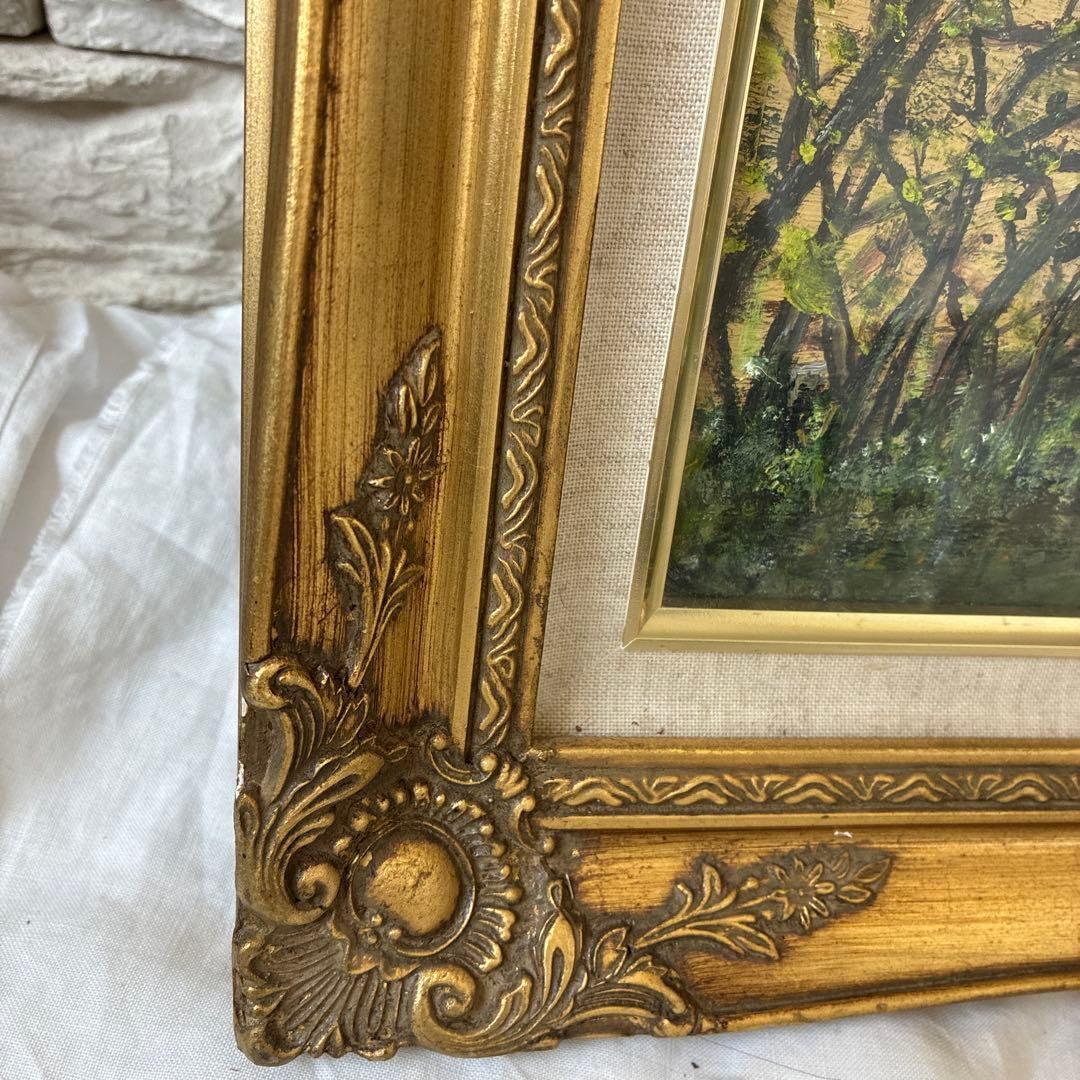 アンティーク★大きいサイズ 上質 ゴールド フレーム 額縁 油絵