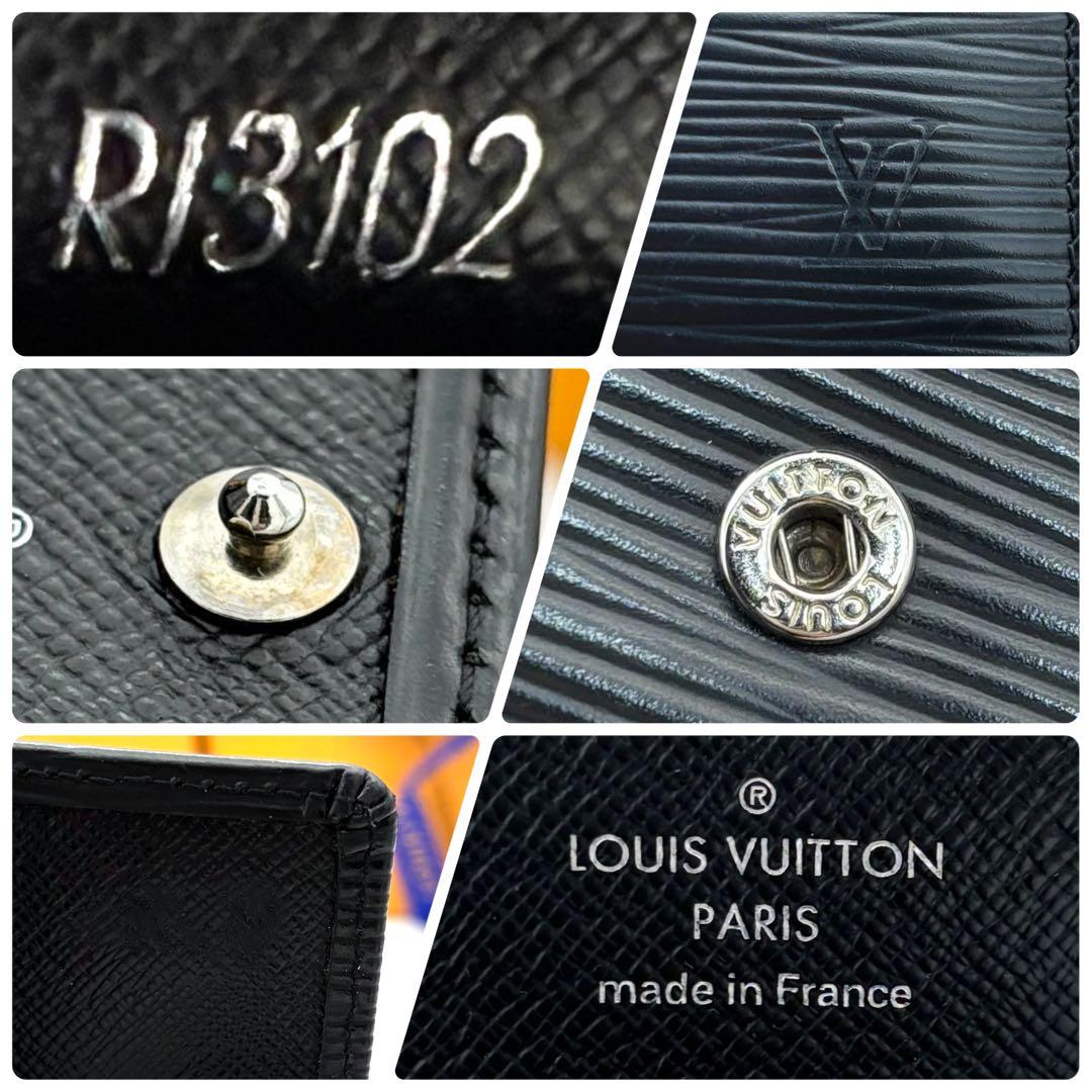 ルイヴィトン エピ 4連キーケース ミュルティクレ4 ノワール ブラック