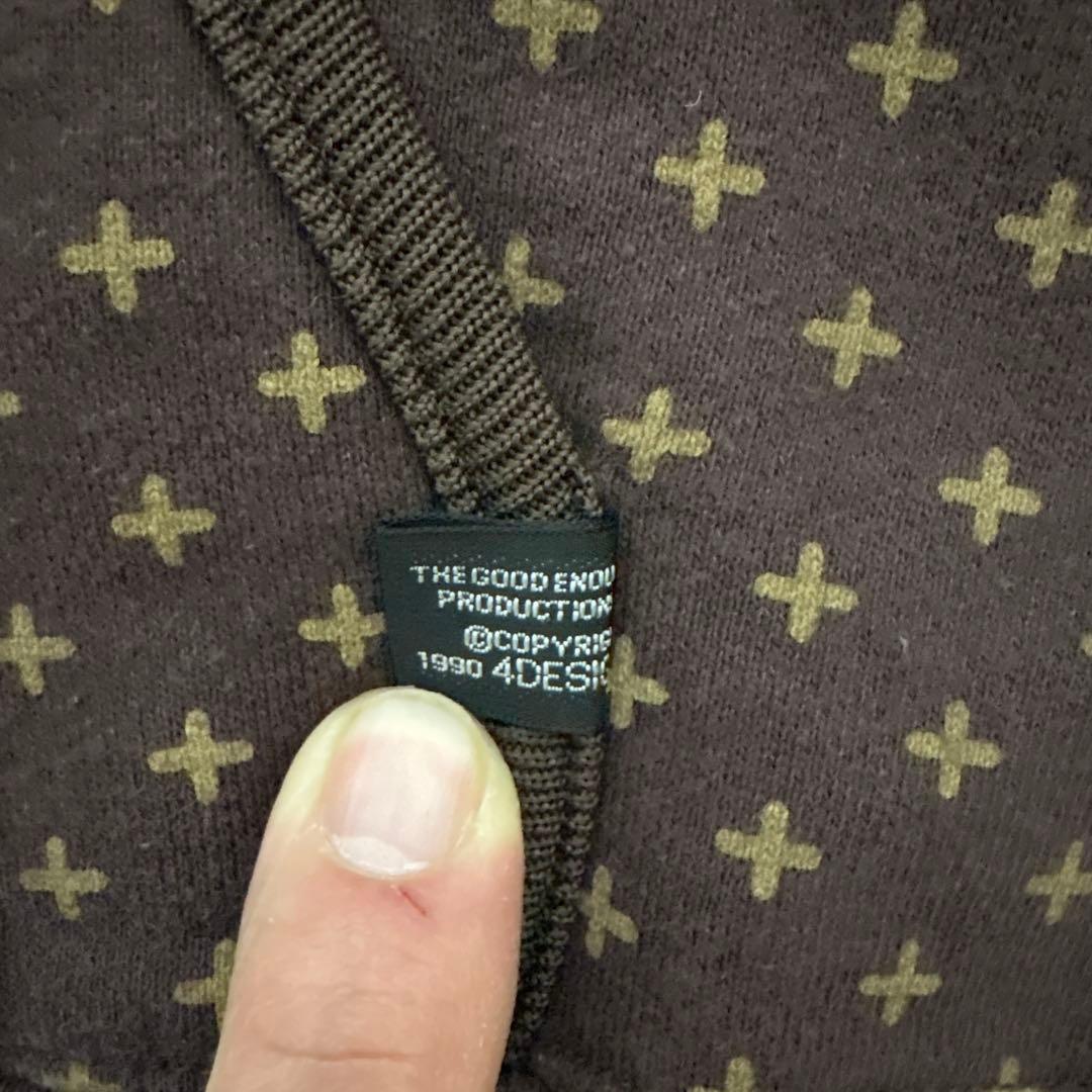 L*y様 GOODENOUGH クロスドット パーカー フーディ 日本製 キムタ