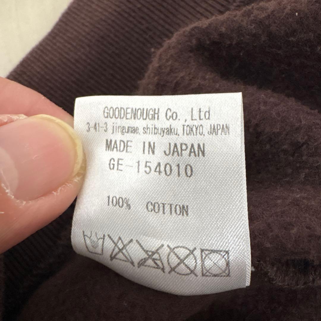 L*y様 GOODENOUGH クロスドット パーカー フーディ 日本製 キムタ