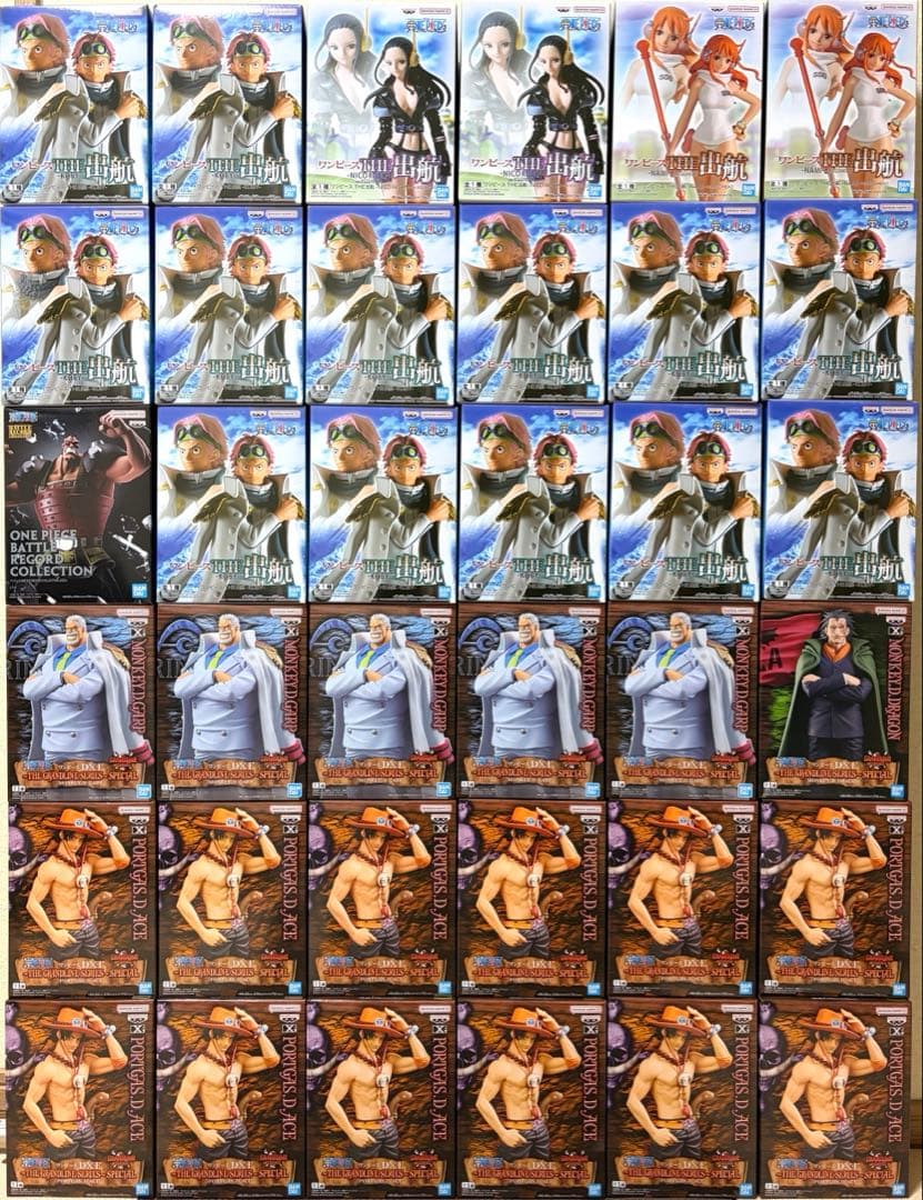 ワンピース フィギュア THE出航 DXF THE GRANDLINE 36体