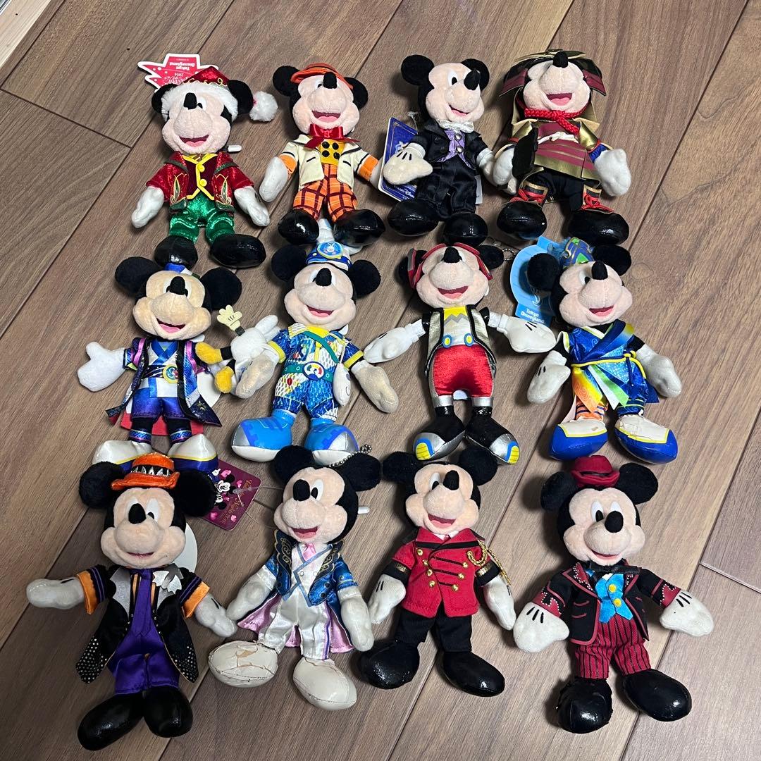 《いしや様》ミッキーマウス ぬいぐるみバッジ62体セット