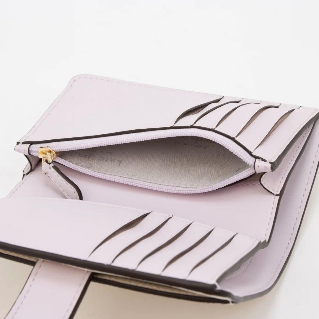 ケイトスペードニューヨーク　バタフライ＆フローラルカットワークウォレット